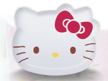 Dĩa Hình Đầu Kitty 7.5" - Pinky Superware Melamine