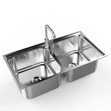 Bồn rửa bát inox 304 Premium S82 X1.3 82x44cm-Inox xước CRCINMK39