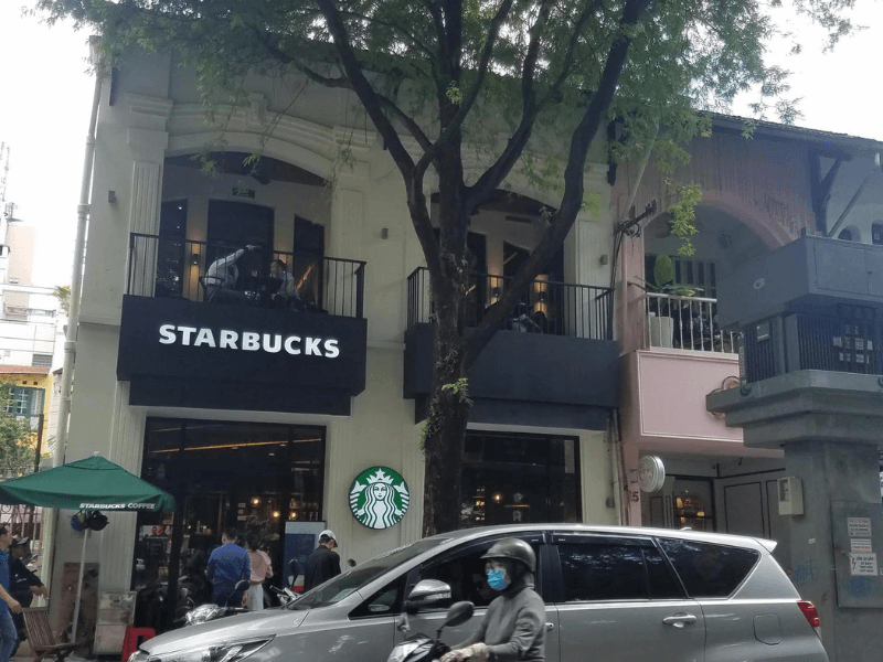 Các địa điểm Starbucks nổi bật tại Quận 1