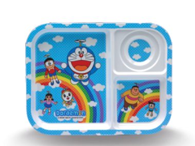 Dĩa Phần 3 Ngăn 10.5" - 3 Sections Tray Superware Melamine