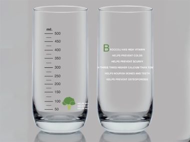 Ly Chia Vạch TOP DRINK- Ly  vạch  625 ml -BÔNG CẢI