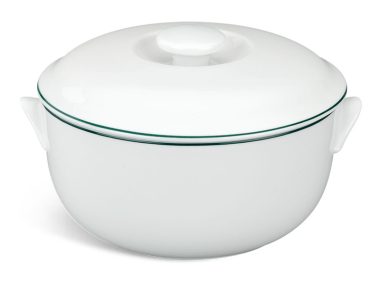 Thố 15 cm + nắp - Jasmine - Chỉ Xanh Lá