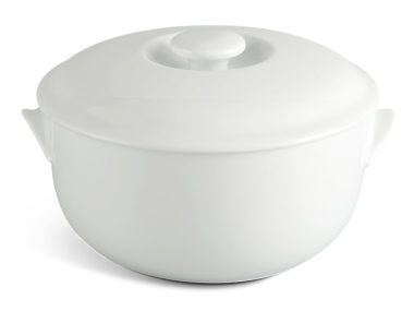 Thố 18 cm + nắp - Jasmine Ly's - Trắng Ngà