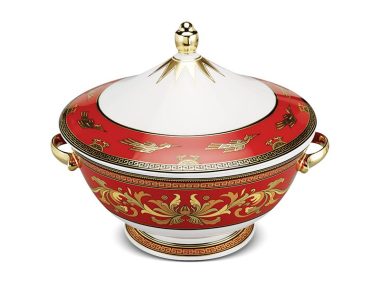 Thố 22 cm + nắp - Hoàng Cung - Quốc Sắc