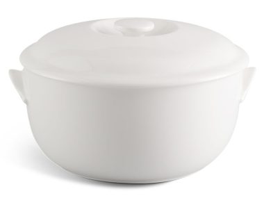 Thố 22 cm + nắp - Jasmine Ly's - Trắng Ngà