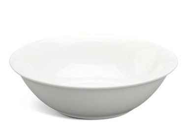 Tô sứ thấp 18 cm - Daisy Ly's - Trắng Ngà