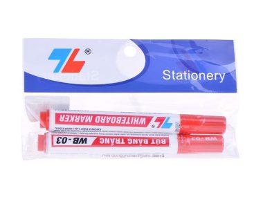 Vỉ 2 Bút Lông Bảng Thiên Long WB-03 - Đỏ