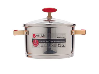 Xoong inox 304 Red Velvet 24cm