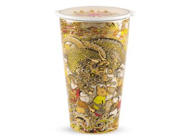 Ly sứ dưỡng sinh 0.48 L (K1) - Lễ hội Chuột Vàng dễ thương