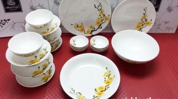 Bộ Đồ Ăn Minh Long Daisy IFP Hoàng Mai 22 Sản Phẩm Giá rẻ