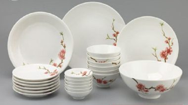 Bộ Đồ Ăn Minh Long Daisy IFP Hồng Đào 22 Sản Phẩm Giá rẻ