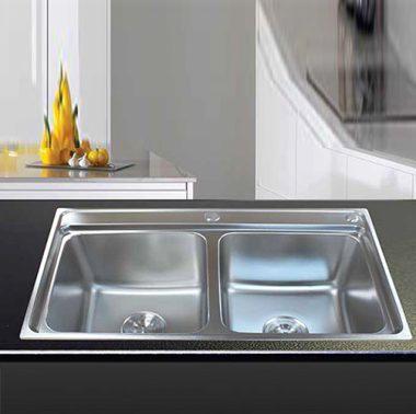 Lavabo rửa  chén dĩa  inox 80x46cm CRCINMK42
