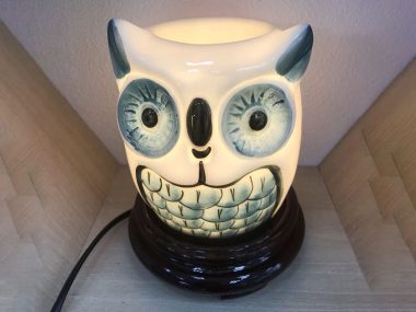 Đèn Xông Tinh Dầu Bát Tràng Chim Cú Size Nhỏ chính hãng