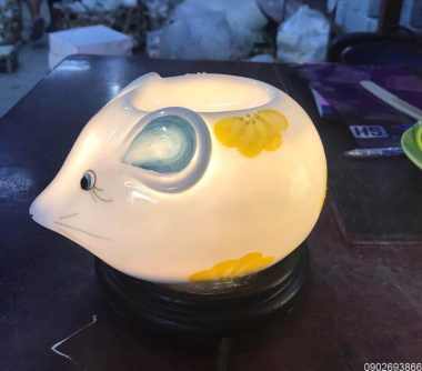 Đèn xông canh Tý gốm sứ Bát Tràng S1 ưa chuộng