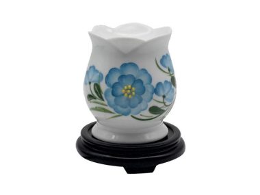 Đèn Xông Tinh Dầu Bát Tràng Size Nhỏ - Hoa Hồng chính hãng