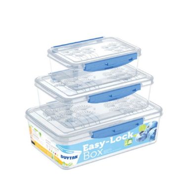 Hộp Bông Bộ 3 - 820-1600-2600ml No.965/ 966/ 967 Duy Tân Cao cấp