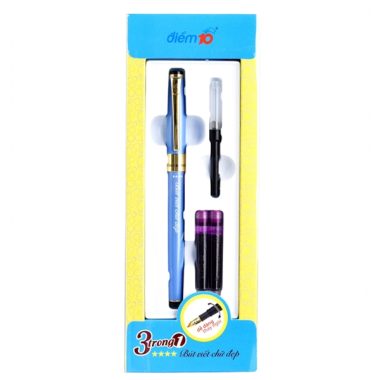 Bút Máy TP-FTC02 - Màu Xanh - Mực Tím đẹp