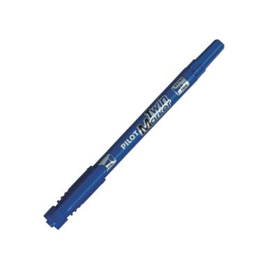 Bút Pilot Lông Dầu Twin Marker Ngòi 0.8 - 2mm- Mực Xanh - SCA-TM chất lượng