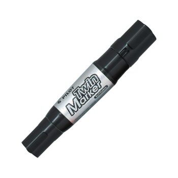 Bút Lông Dầu Pilot – Twin Marker Ngòi 4 – 7mm – Mực Đen – MFN-15FB chất lượng