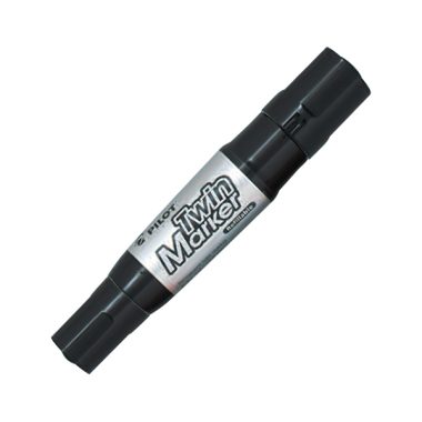 Bút Lông Dầu Pilot - Twin Marker Ngòi 4 - 7mm - Mực Đen - MFN-15FB chất lượng