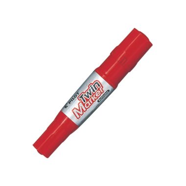 Bút Pilot Lông Dầu Twin Marker Ngòi 4 - 7mm - Mực Đỏ - MFN-15FB- giá tốt