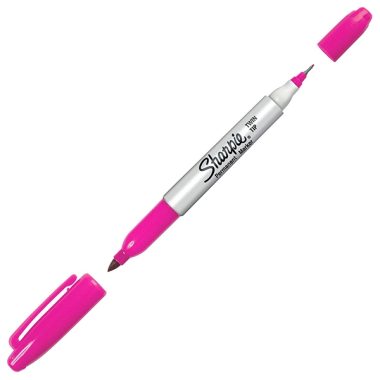 Bút Lông Dầu Flexoffice - SHARPIE TWIN TIP 1783340 - Magenta cao cấp