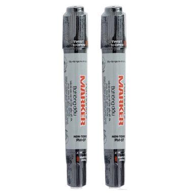 Vỉ 2 Bút Lông Dầu - Thiên Long - PM-07 - Đen chất lượng