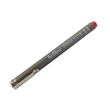 Bút Vẽ Kỹ Thuật Artline 0.4mm EK-234 RD - Mực Đỏ cao cấp