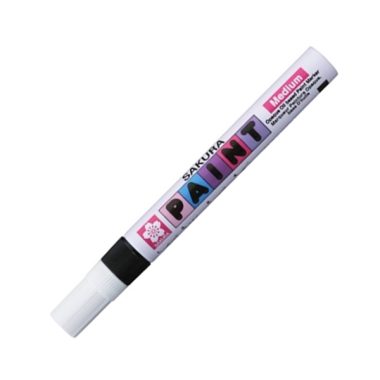 Bút Sơn Sakura Paint Marker Fine 1.0mm - Màu Đen chính hãng