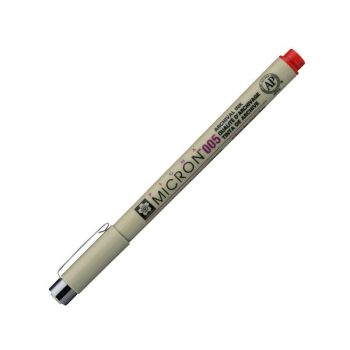 Bút Đi Nét Sakura Pigma Micron 005 – Màu Đỏ sang trọng