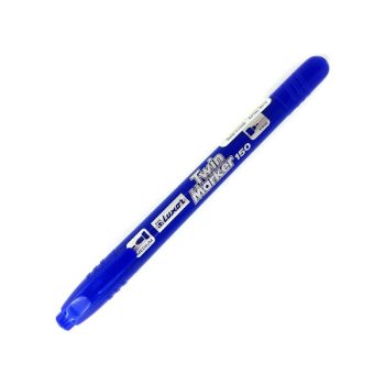 Bút Lông Dầu Luxor Twin Marker 3012 – Mực Xanh giá tốt