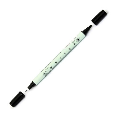 Bút Lông Dầu Kuretake Metallic MS-8000 2 Đầu Kuretake MS-6600-010 - Màu Đen cao cấp