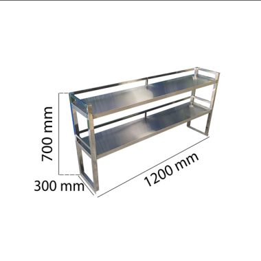 Kệ Inox Phẳng 2 Tầng KEI-03