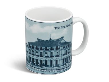 Ly bia sứ Minh Long cao cấp 0.36 L - Bến Nhà Rồng cao cấp