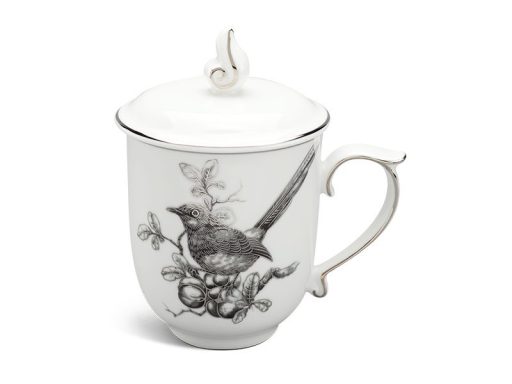 Ca trà sứ Minh Long 0.30 L - Mẫu Đơn IFP - Chích Chòe đẹp