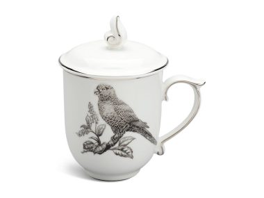 Ca trà sứ Minh Long 0.30 L - Mẫu Đơn IFP - Chim Két cao cấp