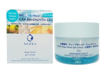 Mặt nạ ngủ dưỡng ẩm chuyên sâu Senka Deep Moist Gel Cream