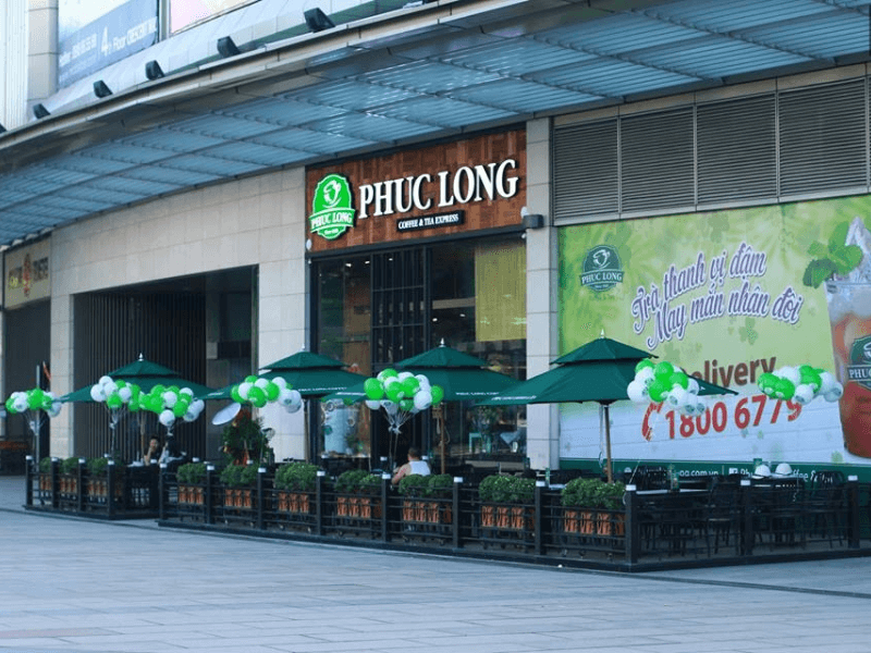 Không gian và tiện ích tại Phúc Long