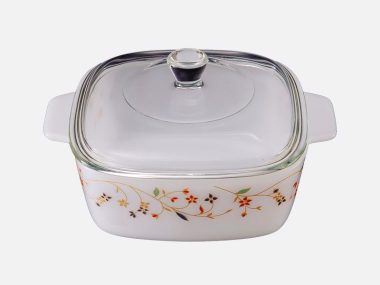 Âu vuông có nắp thủy tinh Opal MP-USA Home Set 10" 1007