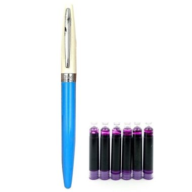 Bút Máy Ngòi Mài Eras E002 - Thân Bút Màu Xanh đẹp