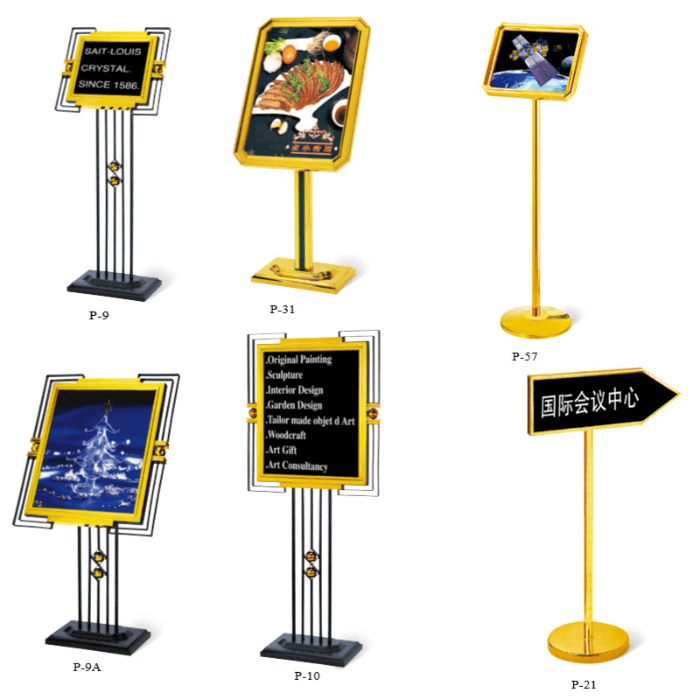 Biển Chỉ Dẫn, Kệ Trưng Bày Tiền Sảnh Nhà Hàng Khách Sạn