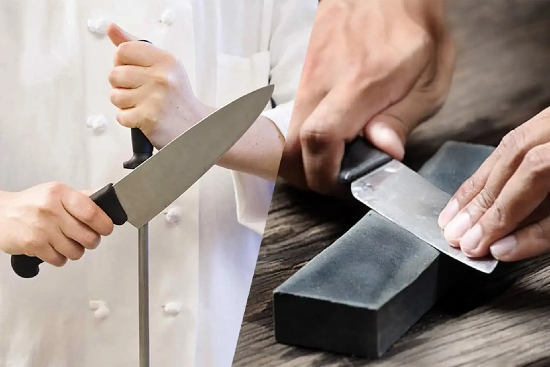 Huong dan Mai Dao Inox bang Da Mai mekoong 2 2. Quy trình Mài Dao Inox Bằng Đá Mài 5 Bước