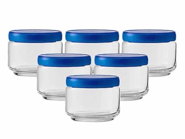 Hũ STAX JAR nắp nhựa màu 325 ml