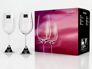 Ly Uống Rượu Vang Thủy Tinh Shanghai Soul Bordeaux - 755 ml