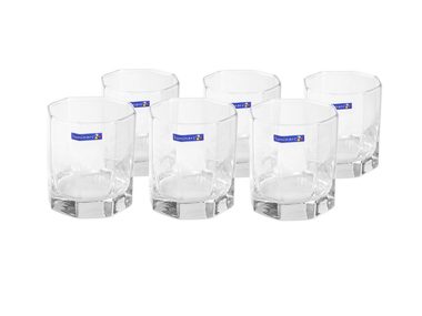 Bộ 6 ly thủy tinh thấp Luminarc Octime 300ml