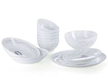 Bộ bàn ăn thủy tinh Luminarc Diwali Marble Small 12 món