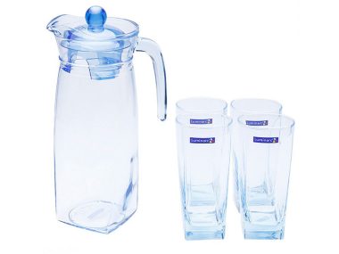 Bình thủy tinh Luminarc Flame 1.3L Trắng