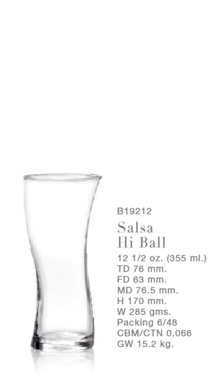 Cốc Thủy Tinh Ocean Salsa Hi Ball 355ml mkk (2)