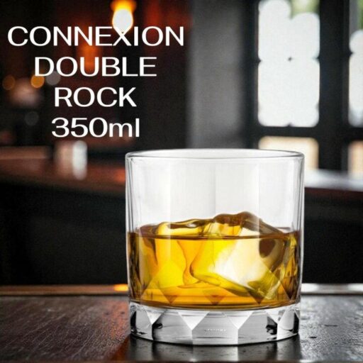 Cốc thủy tinh Connexion Double Rock 350ml mekoong (4)