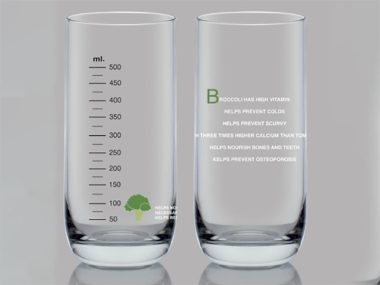 Ly Chia Vạch TOP DRINK- Ly vạch 625 ml -BÔNG CẢI